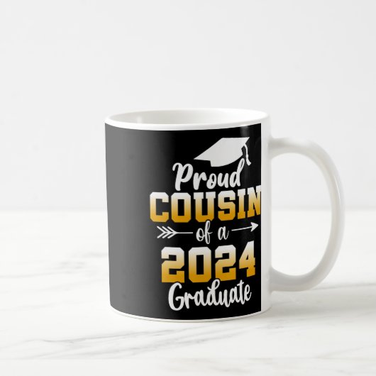 2024年の2024年のClの従兄弟の卒業1 コーヒーマグカップ (右)