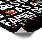 2024年の3つの新しい初めてのクリスマスの家族としての私たちの家族 ポスター (角)