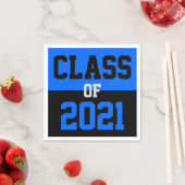 2024年のBlue & Black Graduation Class スタンダードカクテルナプキン (インサイチュ)