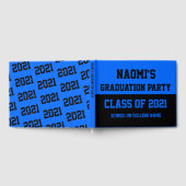 2024年のBlue & Black Graduation Party Class ゲストブック (全面)