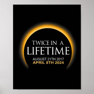 2024年のEclipseで2回生太陽の食 ポスター