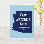2024年のFlip Arizona Blue カード (黄色い花)