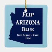 2024年のFlip Arizona Blue セラミックオーナメント (裏面)