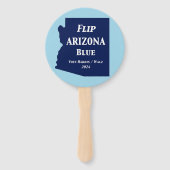 2024年のFlip Arizona Blue ハンドファン (裏面)