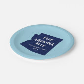 2024年のFlip Arizona Blue ペーパープレート (アングル)