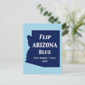 2024年のFlip Arizona Blue ポストカード (スタンド正面)