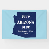 2024年のFlip Arizona Blue 横断幕 (横)