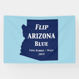 2024年のFlip Arizona Blue 横断幕