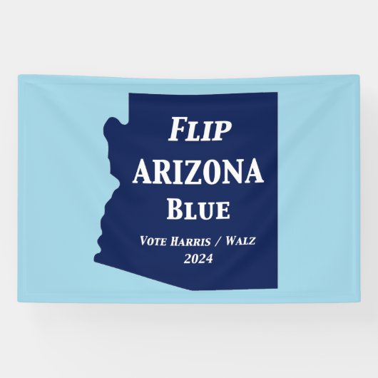 2024年のFlip Arizona Blue 横断幕 (横)
