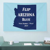 2024年のFlip Arizona Blue 横断幕 (トレードショー)