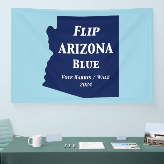 2024年のFlip Arizona Blue 横断幕 (トレードショー)