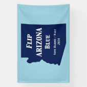 2024年のFlip Arizona Blue 横断幕 (縦)