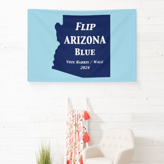 2024年のFlip Arizona Blue 横断幕 (インサイチュ)