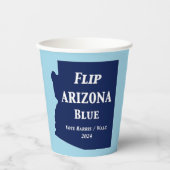 2024年のFlip Arizona Blue 紙コップ (正面)