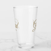 2024年のGradクラスの金ゴールドカスタムスクリプト文字 タンブラーグラス (右)