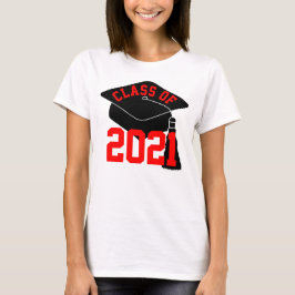 2024年のGrad Cap Redクラス Tシャツ