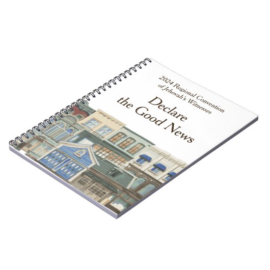 2024年のJW条約グッドニュース宣言 ノートブック (左側)