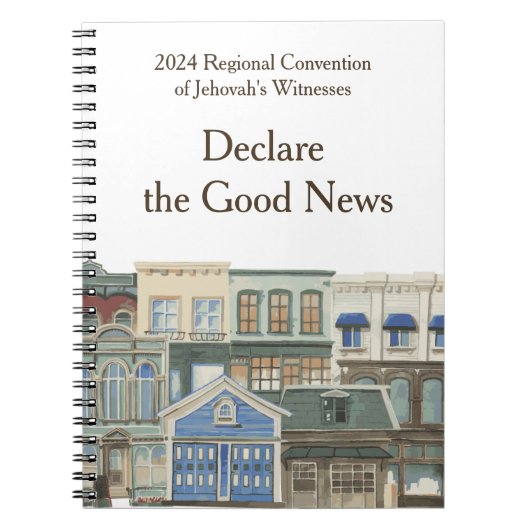 2024年のJW条約グッドニュース宣言 ノートブック (正面)