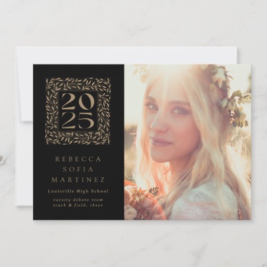 2024年のLeafy Year Photo Class of 2024 案内状 (正面)