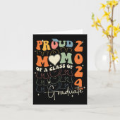 2024年のMom Clシニア24卒業グルーヴ カード (黄色い花)