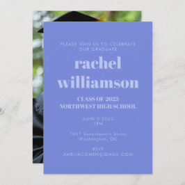 2024年のPeriwinkleクラス写真卒業パーティー 招待状