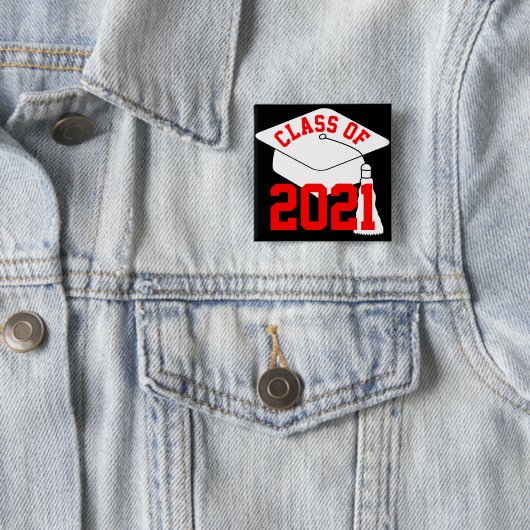 2024年のRed Class Grad Cap 缶バッジ (インサイチュ)