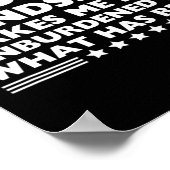 2024年のWの影響を受けていないトランプ地滑り ポスター (角)