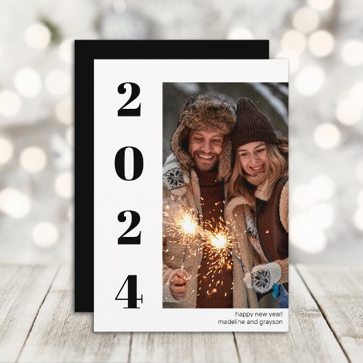 2024年はっきりしたの新年写真 シーズンカード
