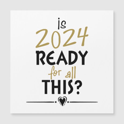 2024年は準備ができている (正面)