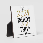 2024年は準備ができている フォトプラーク (正面)