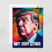 2024年もトランプ ポストカード (正面/裏面)