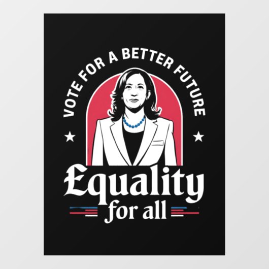 2024年より良い未来を目指すアメリカの大統領に投票 ウィンドウサイン (シート)