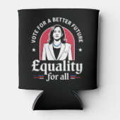 2024年より良い未来を目指すアメリカの大統領に投票 缶クーラー (正面)