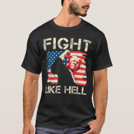 2024年アメリカのトランプと戦う Tシャツ
