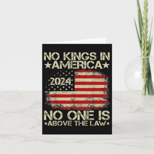 2024年アメリカの王なし誰も法を超えていない2 カード (正面)