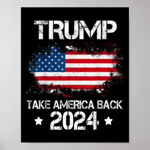 2024年アメリカをアメリカ国旗の選挙に戻す ポスター