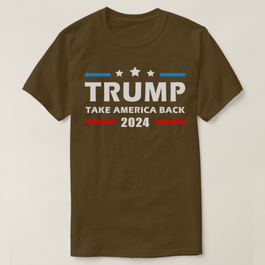 2024年アメリカを奪還する愛国的な第二T Tシャツ (デザイン正面)