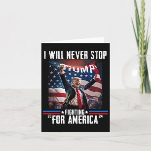 2024年アメリカストップトランプのために戦うことはない カード