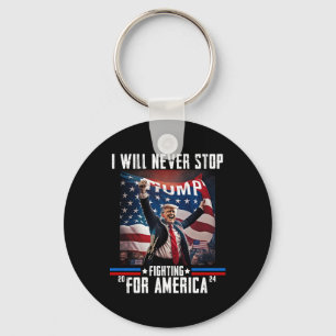 2024年アメリカストップトランプのために戦うことはない キーホルダー