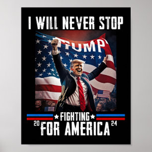 2024年アメリカストップトランプのために戦うことはない ポスター