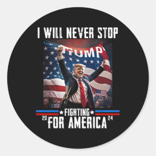 2024年アメリカストップトランプのために戦うことはない ラウンドシール