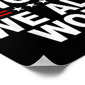 2024年アメリカ国旗トランプ勝利 ポスター (角)