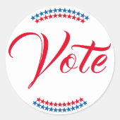 2024年アメリカ大統領選挙 愛国投票 ラウンドシール (正面)