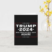 2024年アメリカ素晴らしを再びMagagaにする カード (黄色い花)