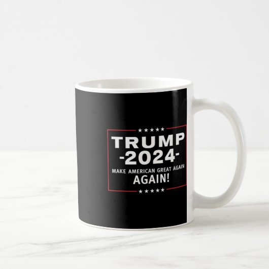 2024年アメリカ素晴らしを再びMagagaにする コーヒーマグカップ (右)
