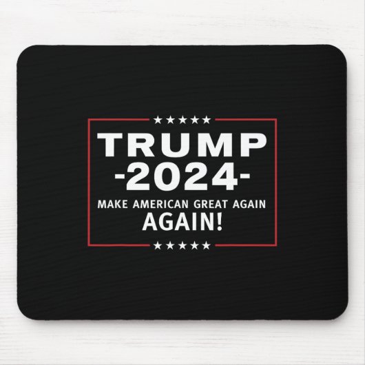 2024年アメリカ素晴らしを再びMagagaにする マウスパッド (正面)