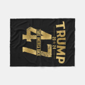 2024年アメリカ逆転選挙47期大統領202 フリースブランケット (正面(横))