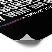 2024年アメリカU.s.おもしろいに縛られない ポスター (角)