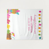 2024年アロハクラス卒業ルアウ(ハワイ式宴会)背景 タペストリー (正面(横))