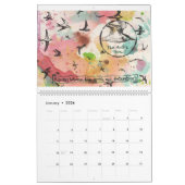 2024年アートお洒落カレンダー カレンダー (1月 2026)